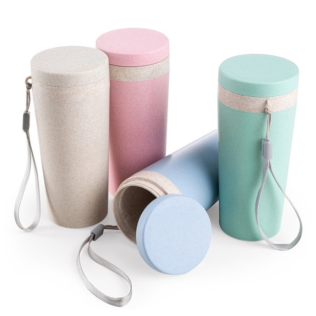 Copo térmico fibra de bambu personalizado