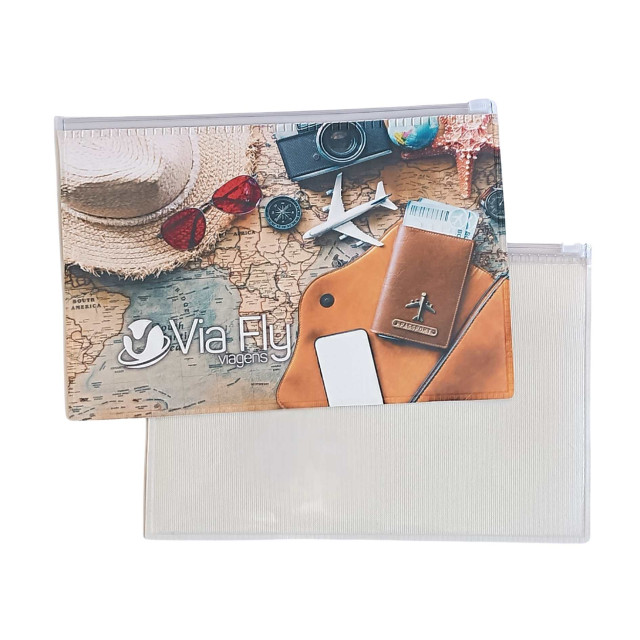 Sacola pvc 0,20mm 28x30cm personalizada