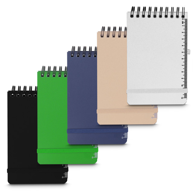 Mini caderno reciclável personalizado