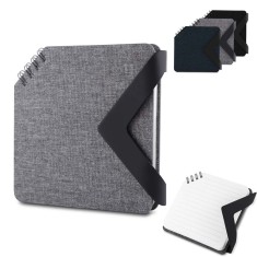 Bloco de anotações com caneta personalizada