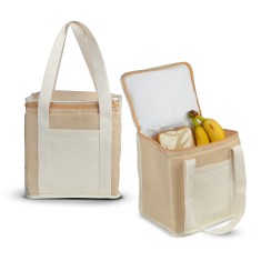 Bolsa térmica em algodão e juta personalizada