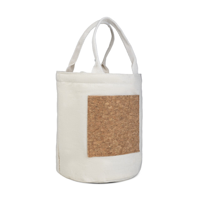 Bolsa térmica em algodão e cortiça personalizada