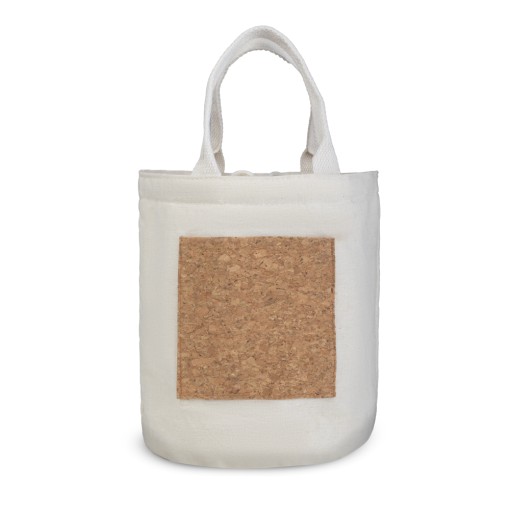 Bolsa térmica em algodão e cortiça personalizada