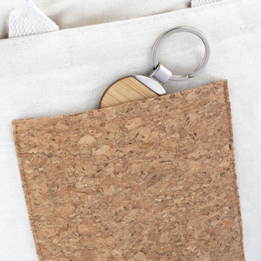 Bolsa térmica em algodão e cortiça personalizada