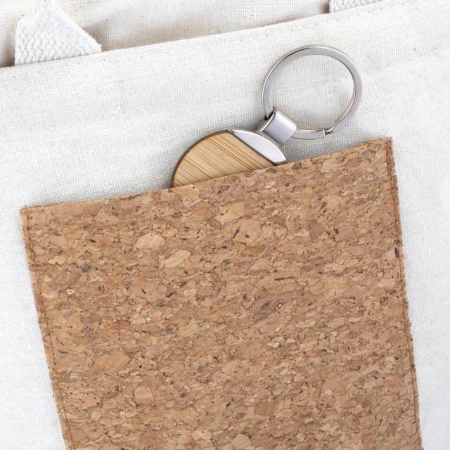 Bolsa térmica em algodão e cortiça personalizada