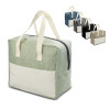 Bolsa térmica linho e lona 6,5L personalizada