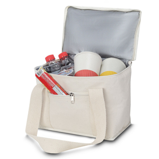 Bolsa térmica algodão 450g/m² 9,5L personalizada