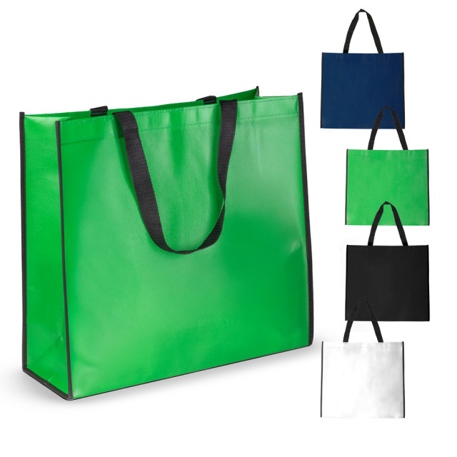 Sacola tnt laminado 120g/m² 38,5x42cm personalizada