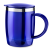 Caneca plástica 400ml interior inox personalizada