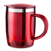 Caneca plástica 400ml interior inox personalizada