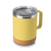 Caneca térmica aço inox/cortiça 350ml personalizada