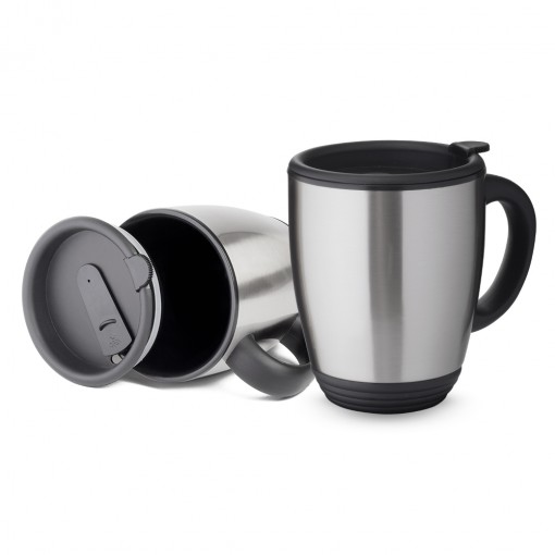 Caneca aço inox 450ml personalizada Caneca aço inox 450ml personalizada