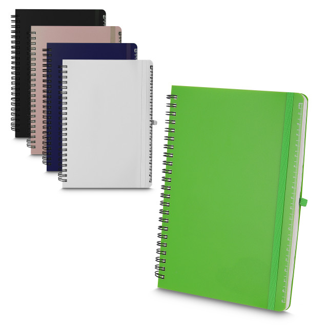 Caderno de anotações reciclável personalizado