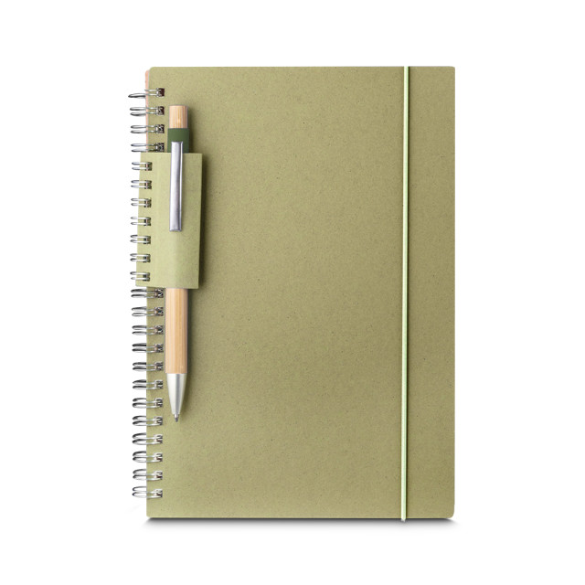 Caderno reciclado 21x15cm personalizado