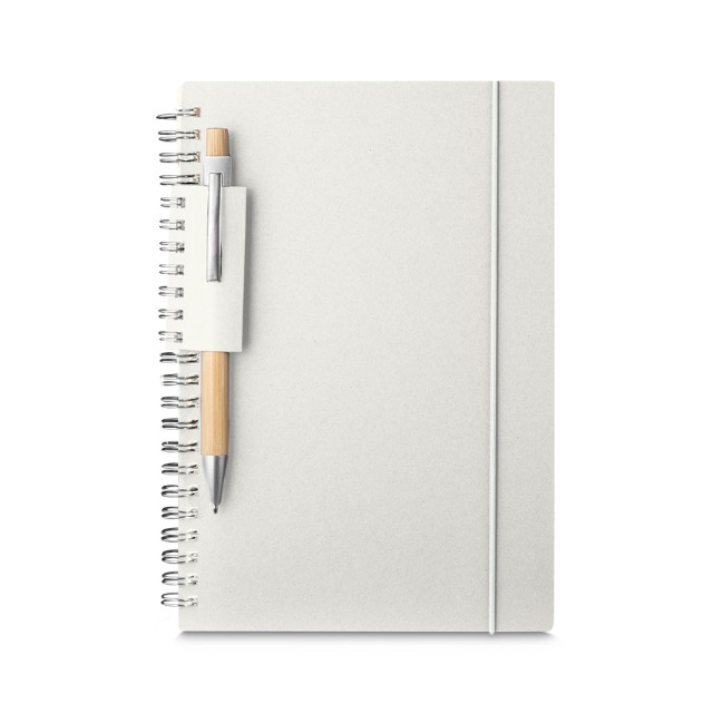 Caderno reciclado 21x15cm personalizado