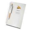 Caderno reciclado 21x15cm personalizado Caderno reciclado 21x15cm personalizado