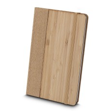 Caderno de anotações fibra de bambu personalizado
