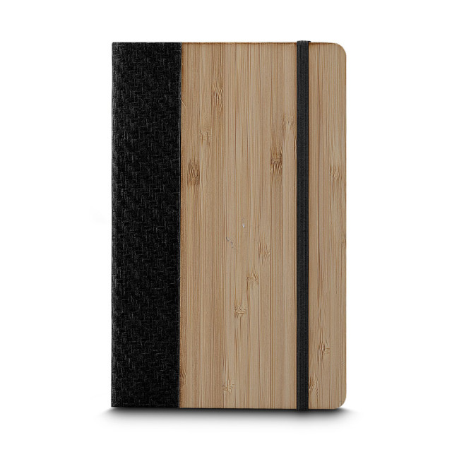 Caderno de anotações fibra de bambu personalizado