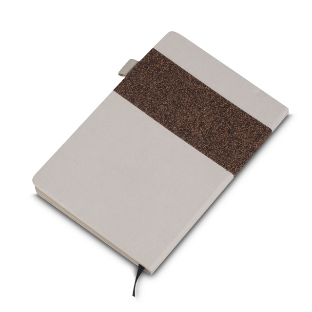 Caderno de anotações fibra de cana personalizado