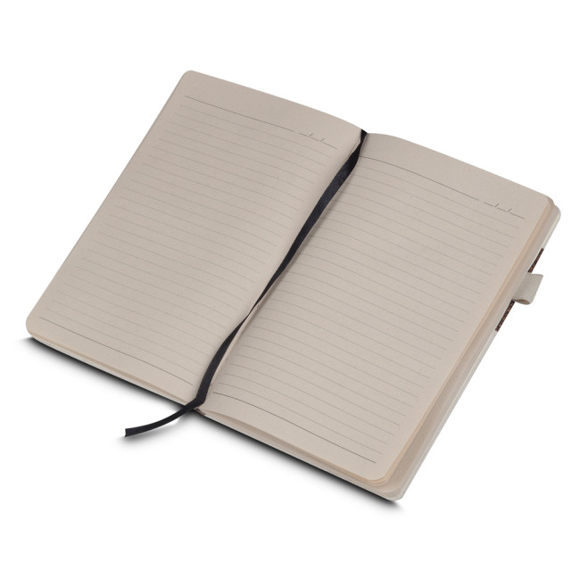 Caderno de anotações fibra de cana personalizado