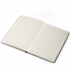 Caderno capa dura em material reciclável personalizado
