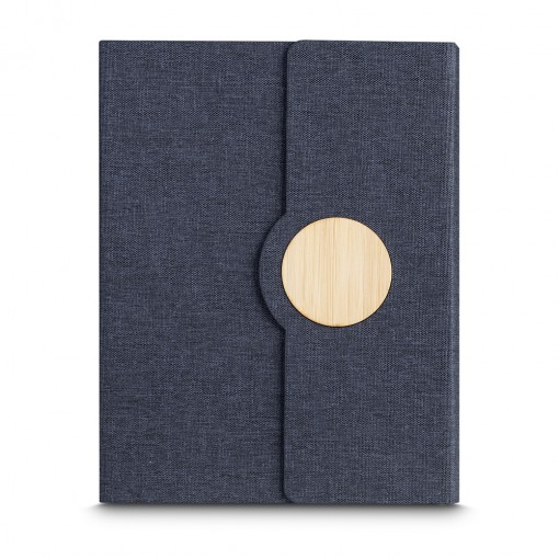 Caderno Rpet detalhe em bambu personalizado Caderno Rpet detalhe em bambu personalizado