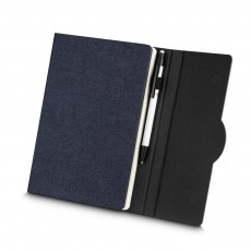 Caderno Rpet detalhe em bambu personalizado