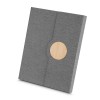 Caderno Rpet detalhe em bambu personalizado Caderno Rpet detalhe em bambu personalizado