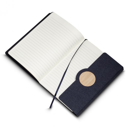 Caderno Rpet detalhe em bambu personalizado Caderno Rpet detalhe em bambu personalizado