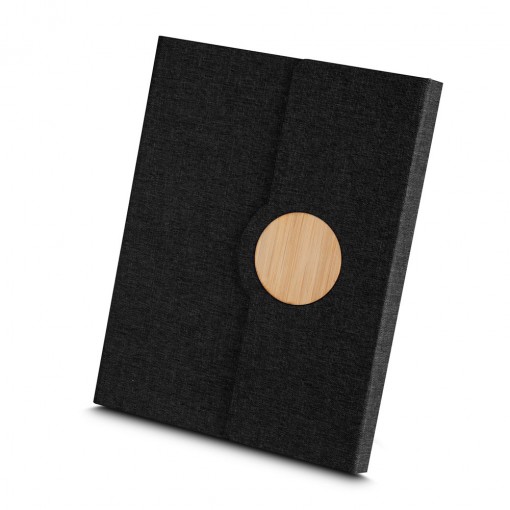 Caderno Rpet detalhe em bambu personalizado Caderno Rpet detalhe em bambu personalizado