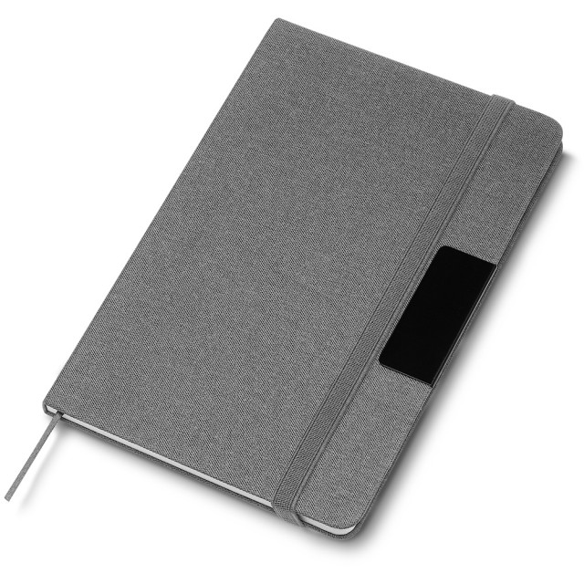 Caderno capa dura placa metal personalizado