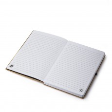Caderno capa imitação bambu personalizado