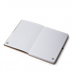 Caderno capa imitação bambu personalizado