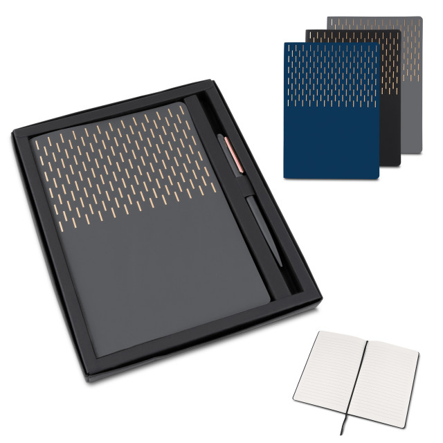 Kit executivo caderno em pu e caneta personalizado