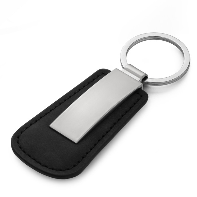 Chaveiro em metal + PU personalizado