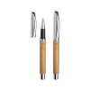 Caneta roller bambu/metal personalizada