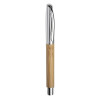 Caneta roller bambu/metal personalizada