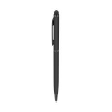 Caneta metal touch slim emborrachada personalizada