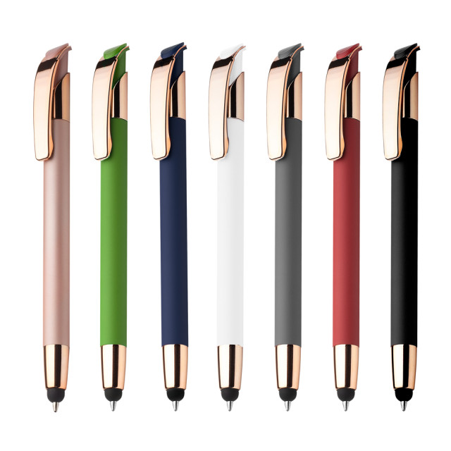 Caneta metal gold touch personalizada