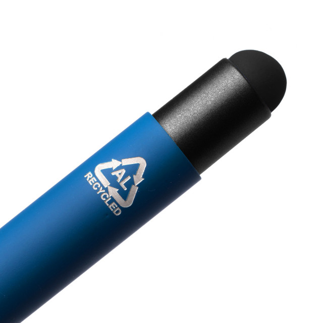 Caneta metal emborrachada personalizada