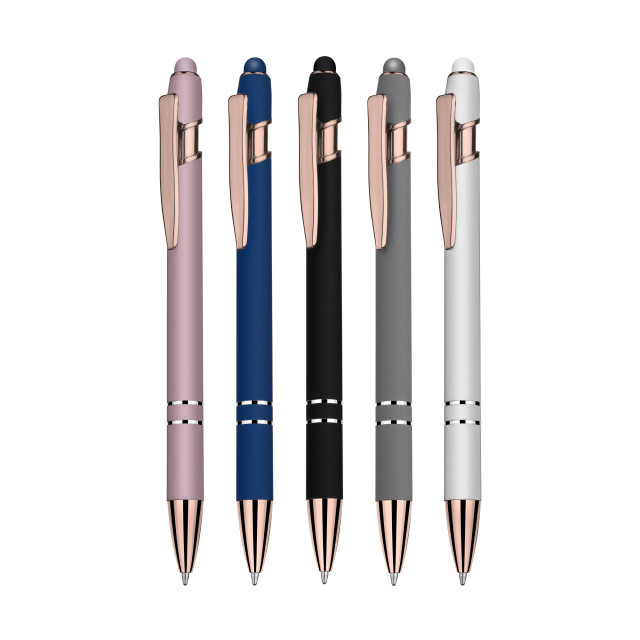 Caneta metal fosca personalizada