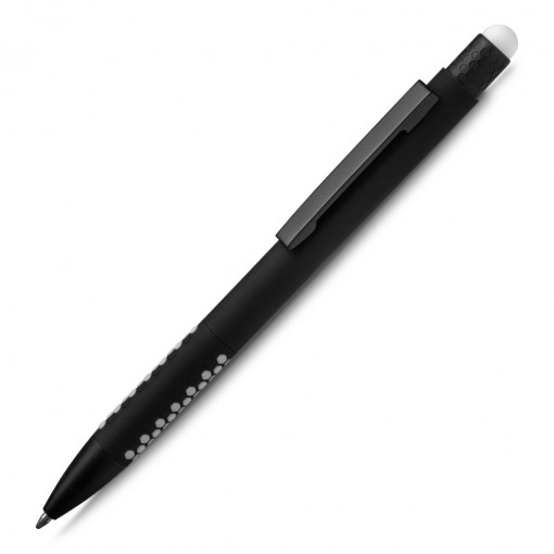Caneta metal toutch emborrachada personalizada Caneta metal toutch emborrachada personalizada