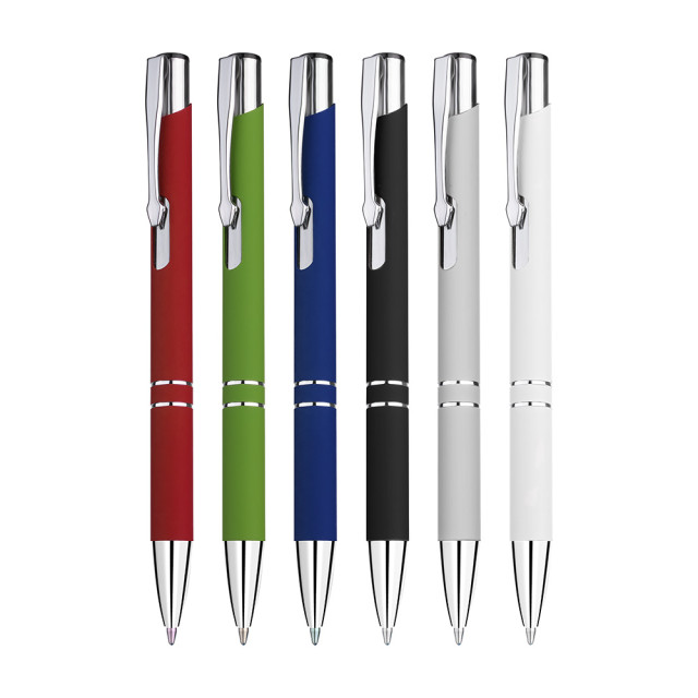 Caneta metal fosca personalizada