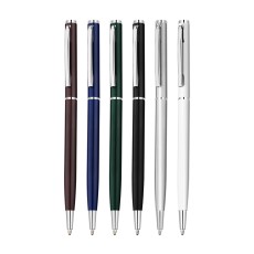 Caneta metálica slim personalizada 