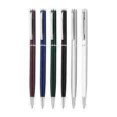 Caneta metálica slim personalizada 