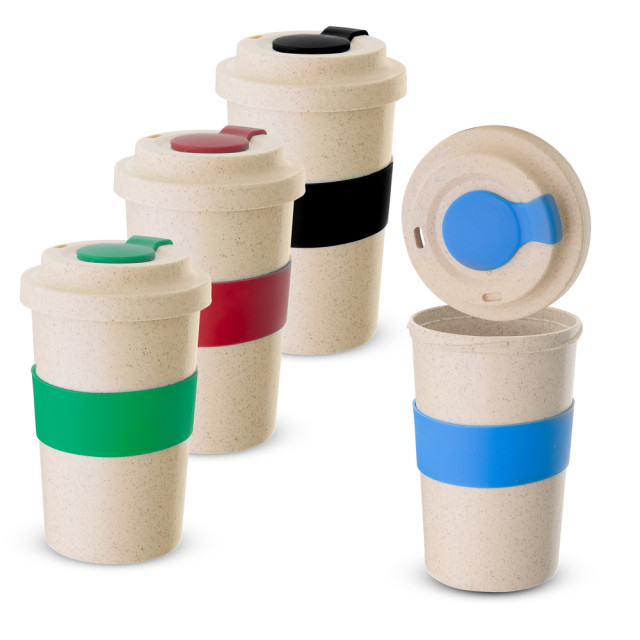 Copo fibra de bambu 450ml personalizado