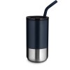 Copo em inox com canudo 550ml personalizado Copo em inox com canudo 550ml personalizado