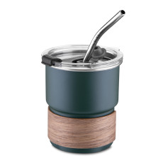 Copo em inox com canudo 250ml