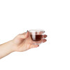 Conjunto com 2 copos de vidro borossilicato 70ml personalizado