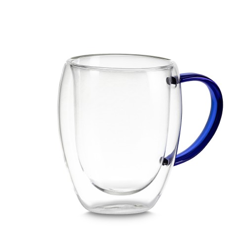 Caneca de vidro borossilicato 350ml personalizada Caneca de vidro borossilicato 350ml personalizada